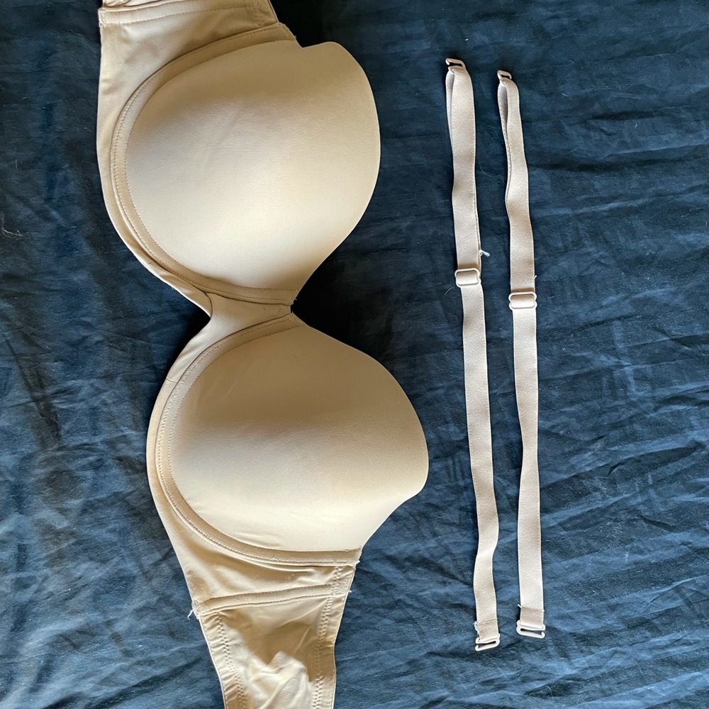 Nude Strapless Bra 38D